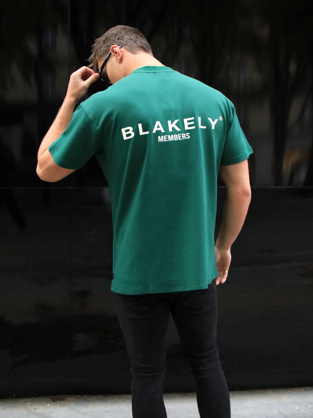 Blakely Members Relaxed T-Shirt Koyu Yeşil | GJK968314