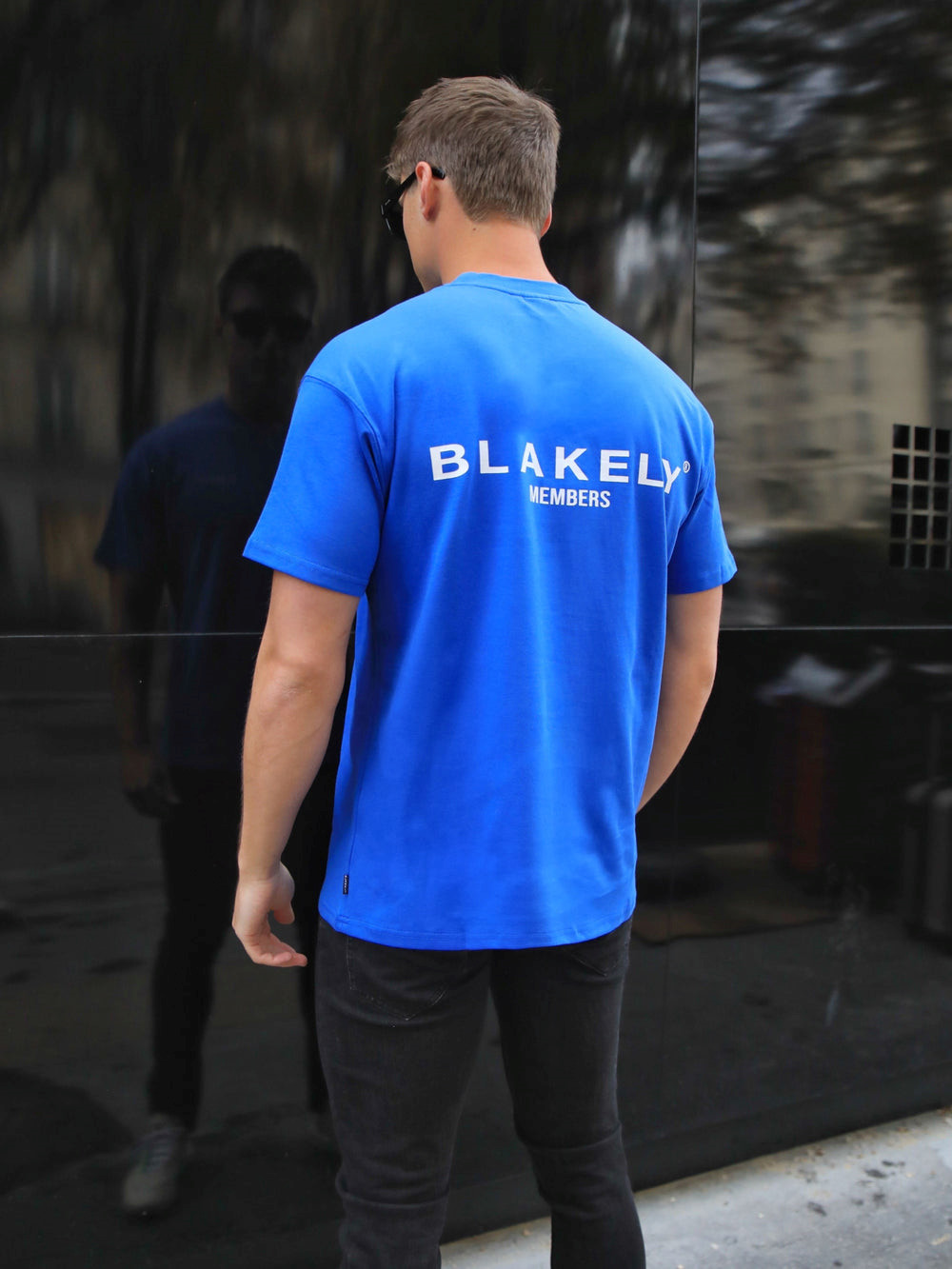 Blakely Members Relaxed T-Shirt Mavi | NRH762139