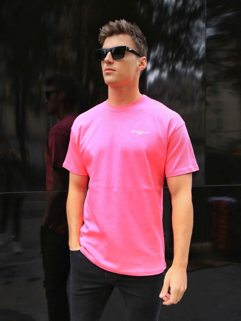 Blakely Members Relaxed T-Shirt Pembe | OIF920574