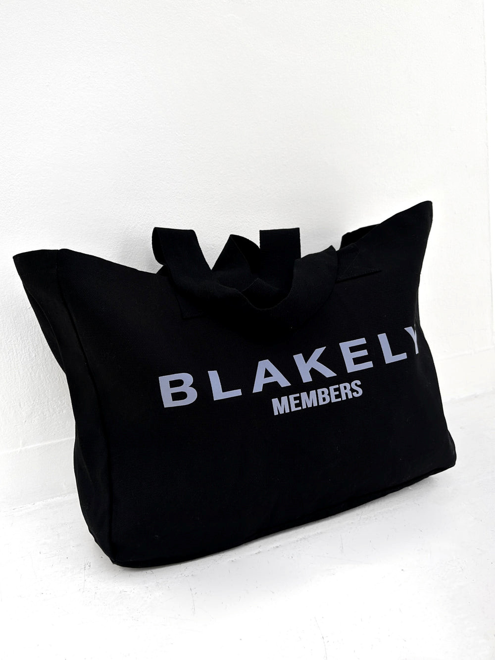 Blakely Members Tote Bag Siyah Mavi | OJC065274