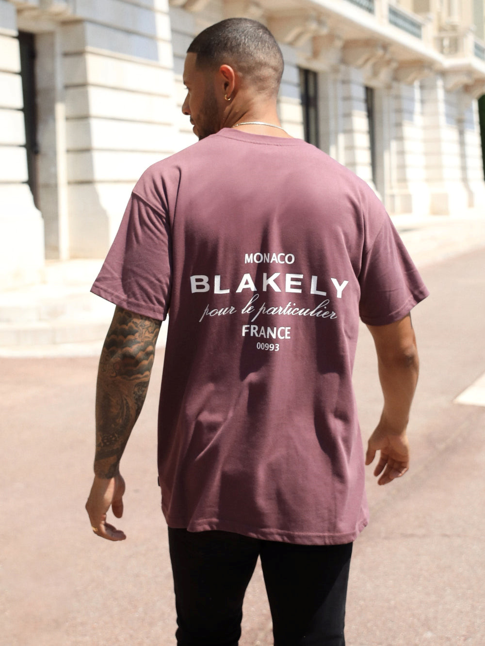 Blakely Monaco Relaxed T-Shirt Bordo | CFY820957