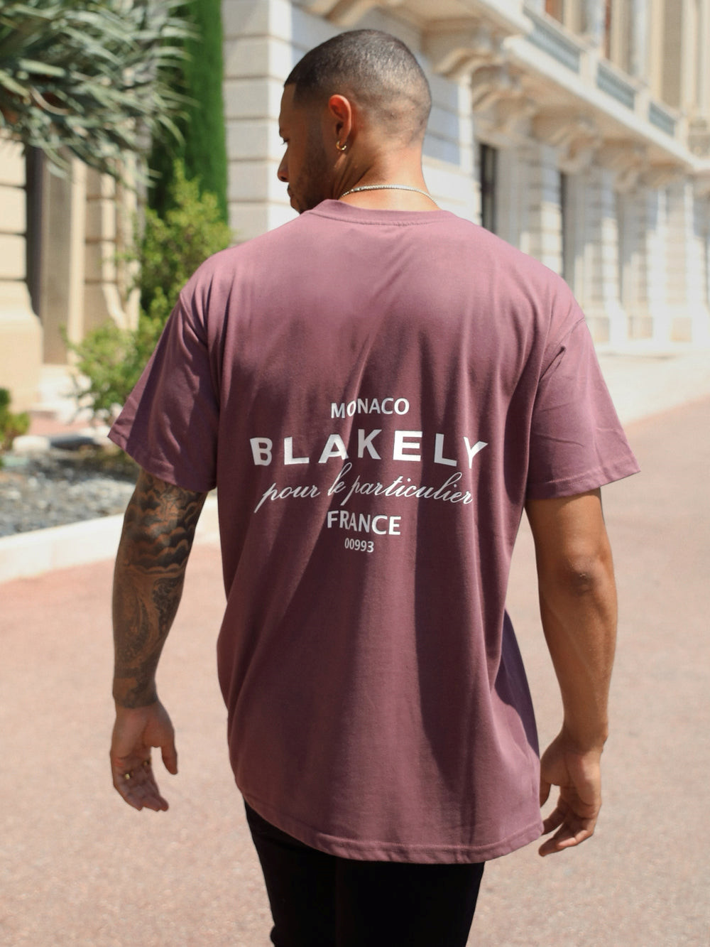 Blakely Monaco Relaxed T-Shirt Bordo | CFY820957