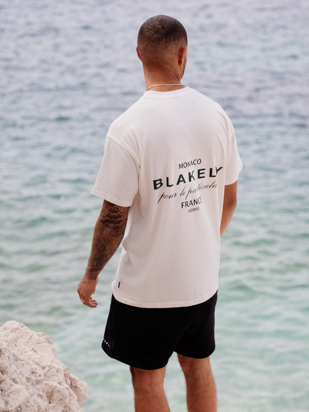 Blakely Monaco Relaxed T-Shirt Ivory | DBO406781