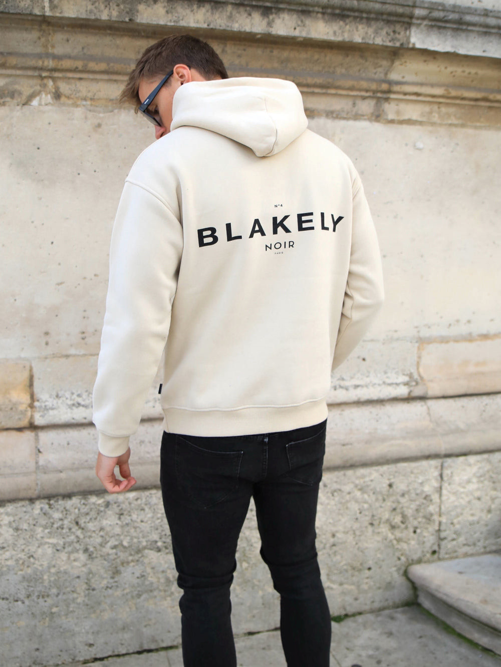 Blakely Noir II Relaxed Hoodie Bone | BTS580731