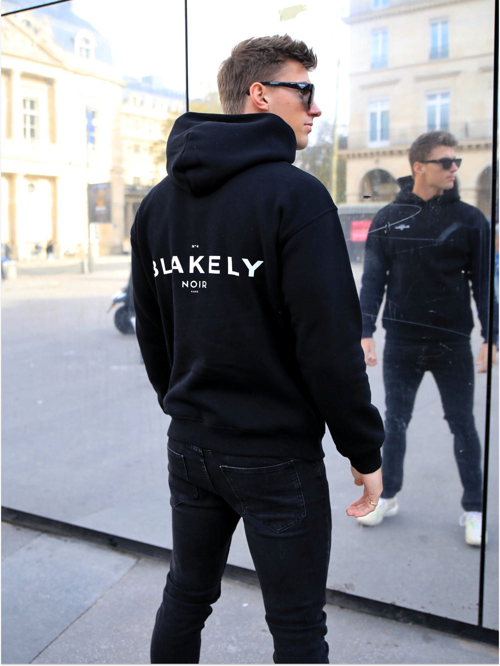 Blakely Noir II Relaxed Hoodie Siyah | STD581394