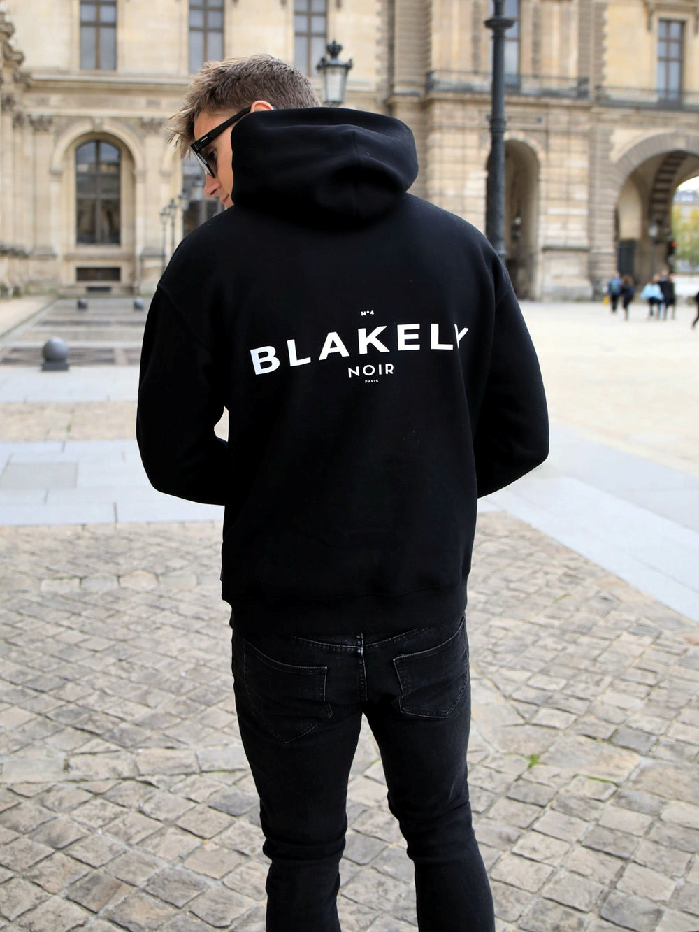 Blakely Noir II Relaxed Hoodie Siyah | STD581394