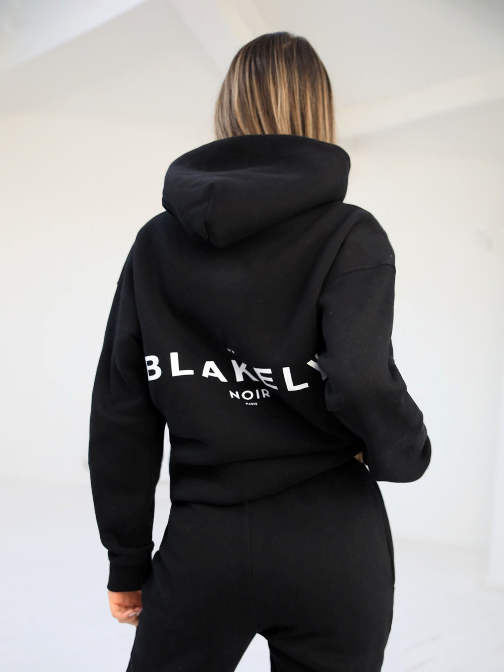 Blakely Noir II Women's Relaxed Hoodie Siyah | VKQ184075