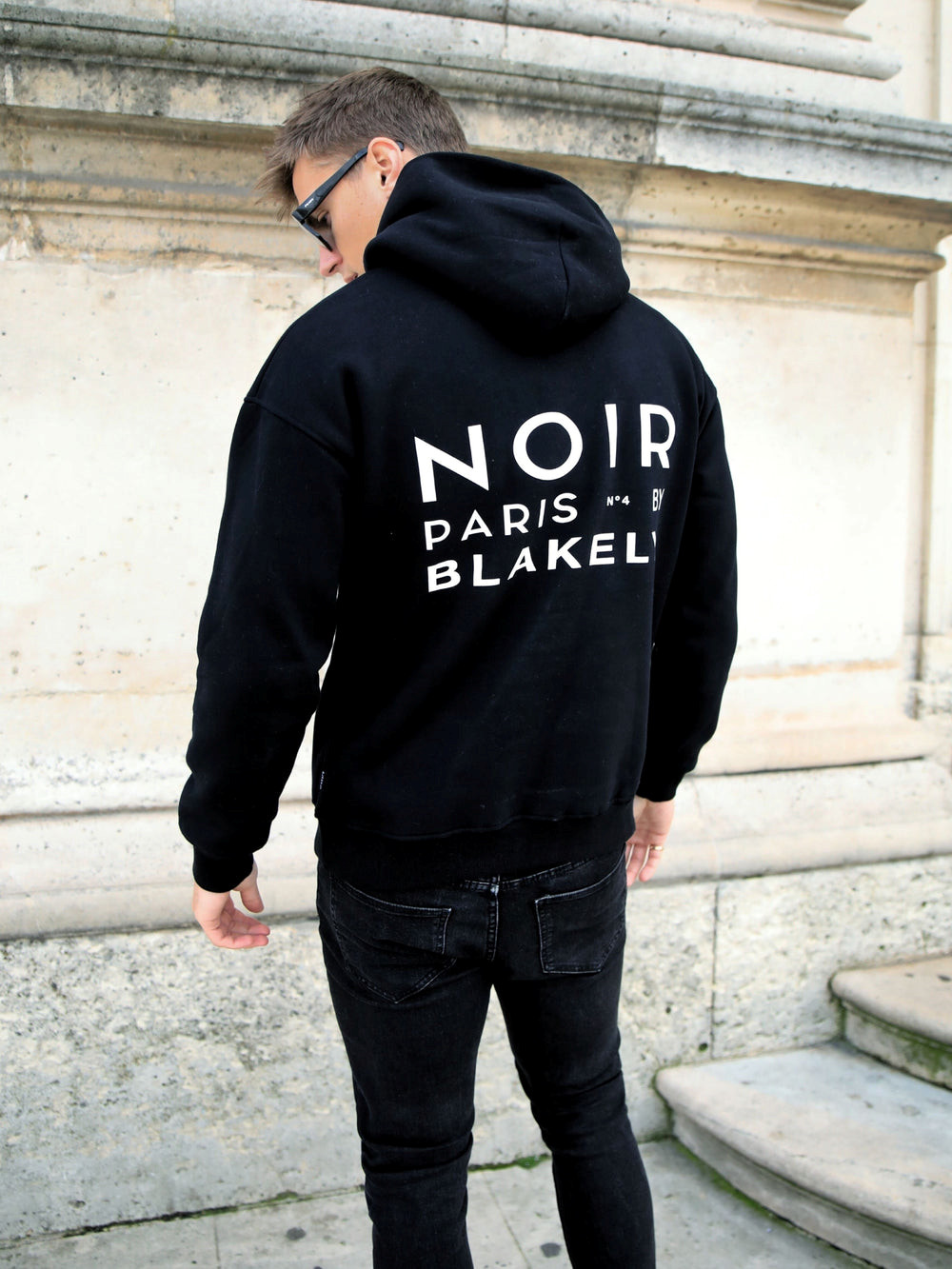 Blakely Noir Relaxed Hoodie Siyah | FUI681027