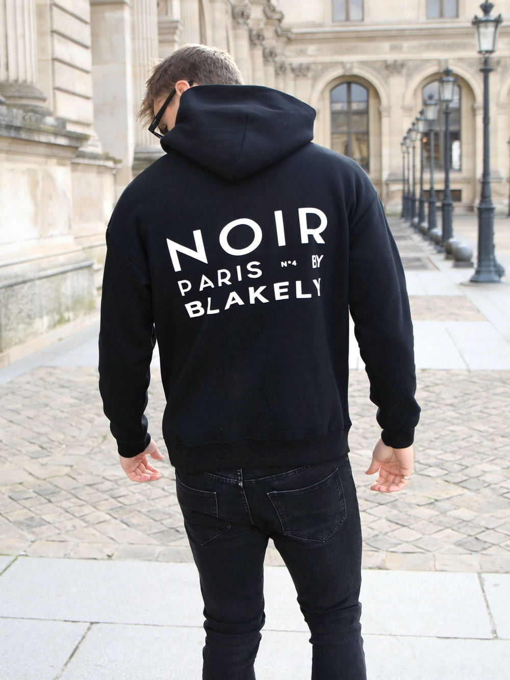 Blakely Noir Relaxed Hoodie Siyah | FUI681027