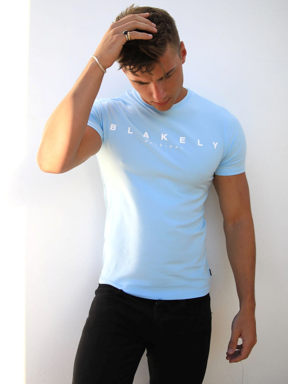 Blakely Ocean T-Shirt Açık Mavi | TXQ196823