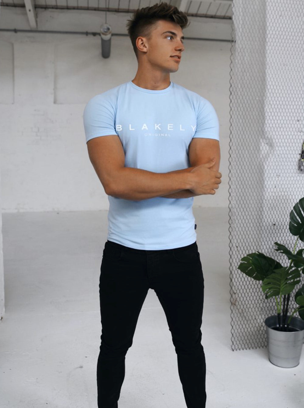 Blakely Ocean T-Shirt Açık Mavi | TXQ196823