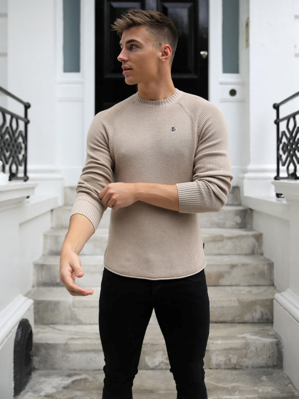 Blakely Oxley Knit Jumper Oat | LRS689071