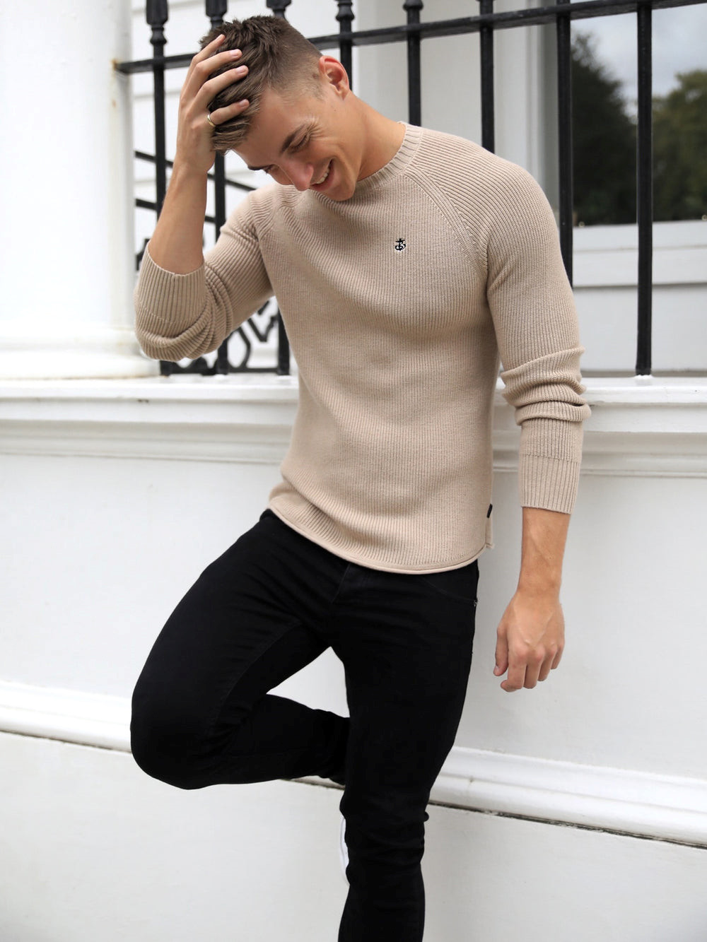 Blakely Oxley Knit Jumper Oat | LRS689071