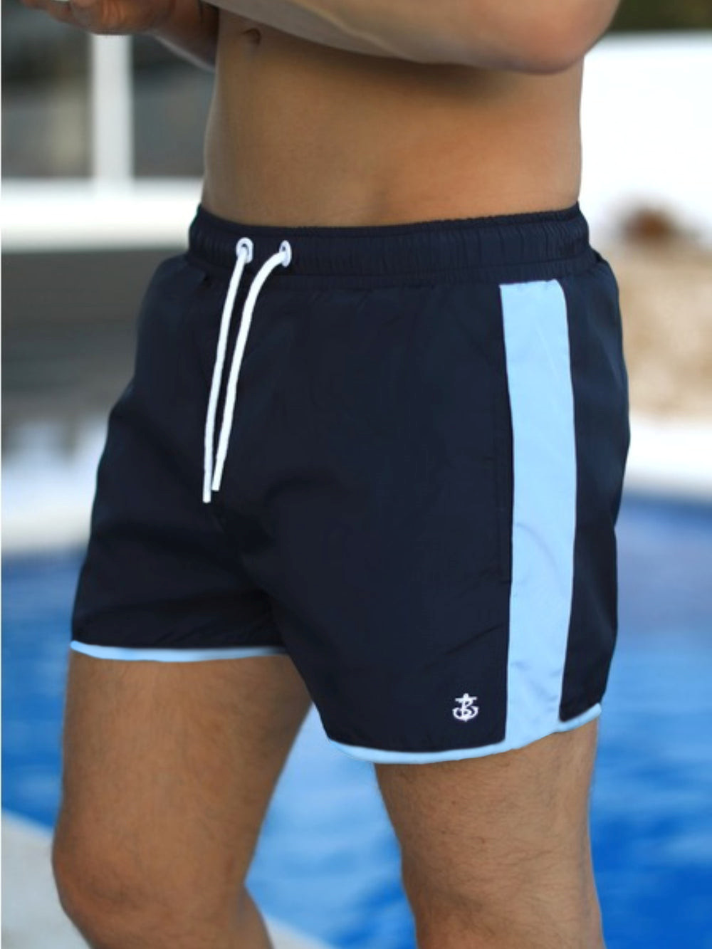 Blakely Senio Swim Shorts Mavi | TAW836079