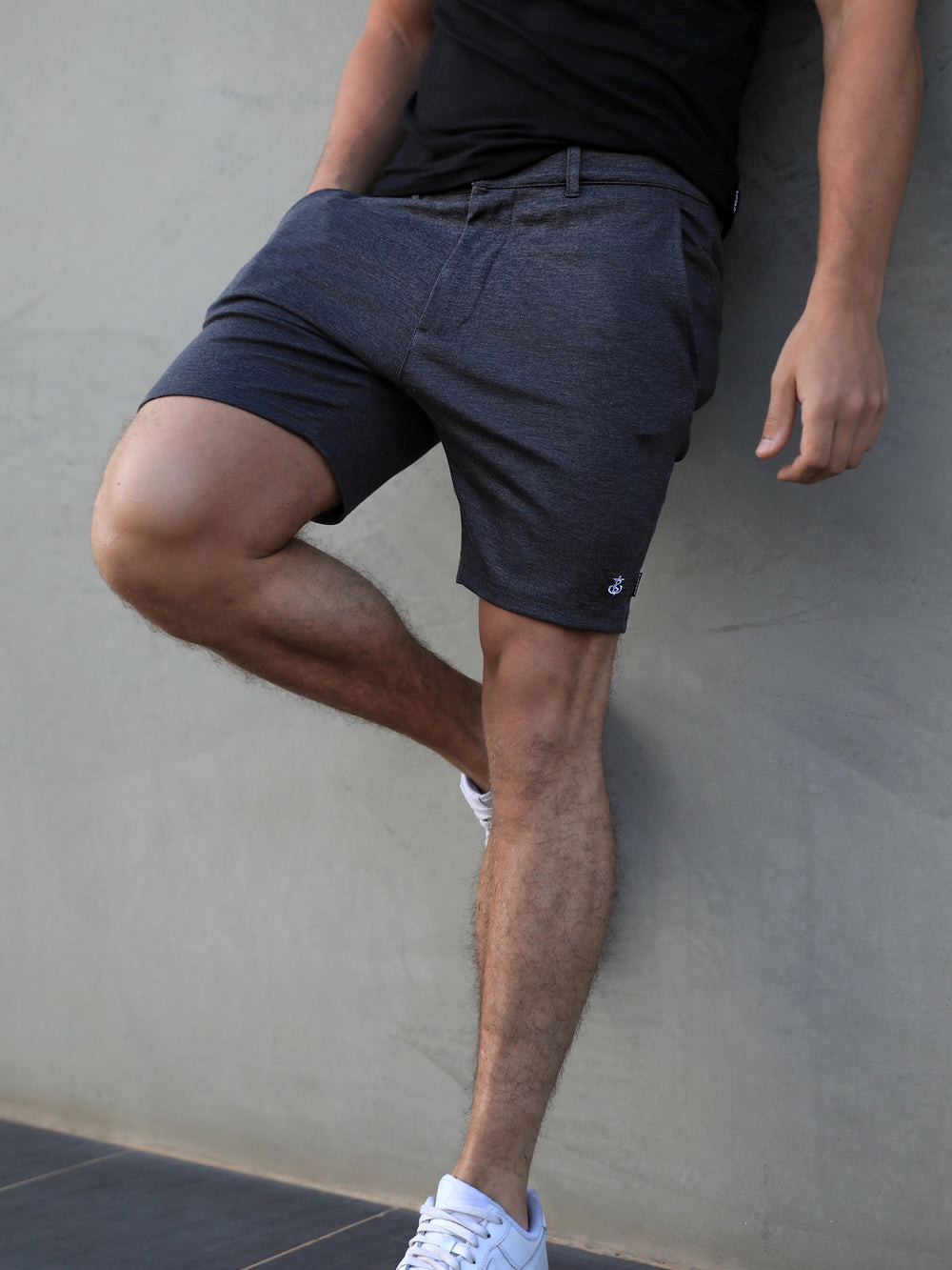 Blakely Sorrento Stretch Fit Shorts Charcoal | CZP236849