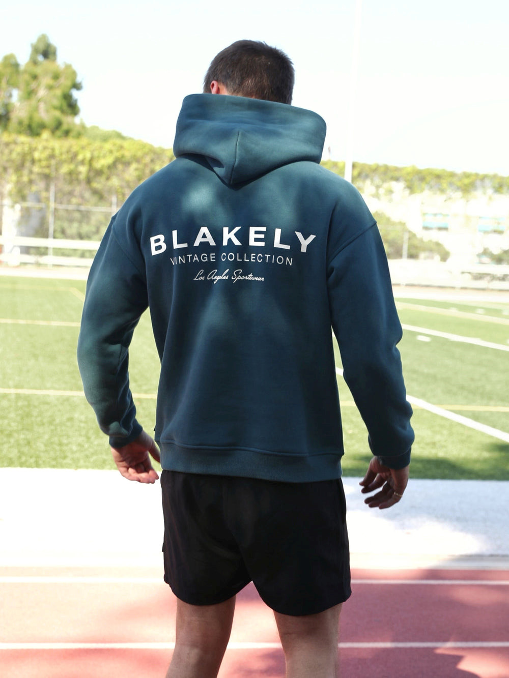 Blakely Sports Club Relaxed Hoodie Yeşil | GKL520687