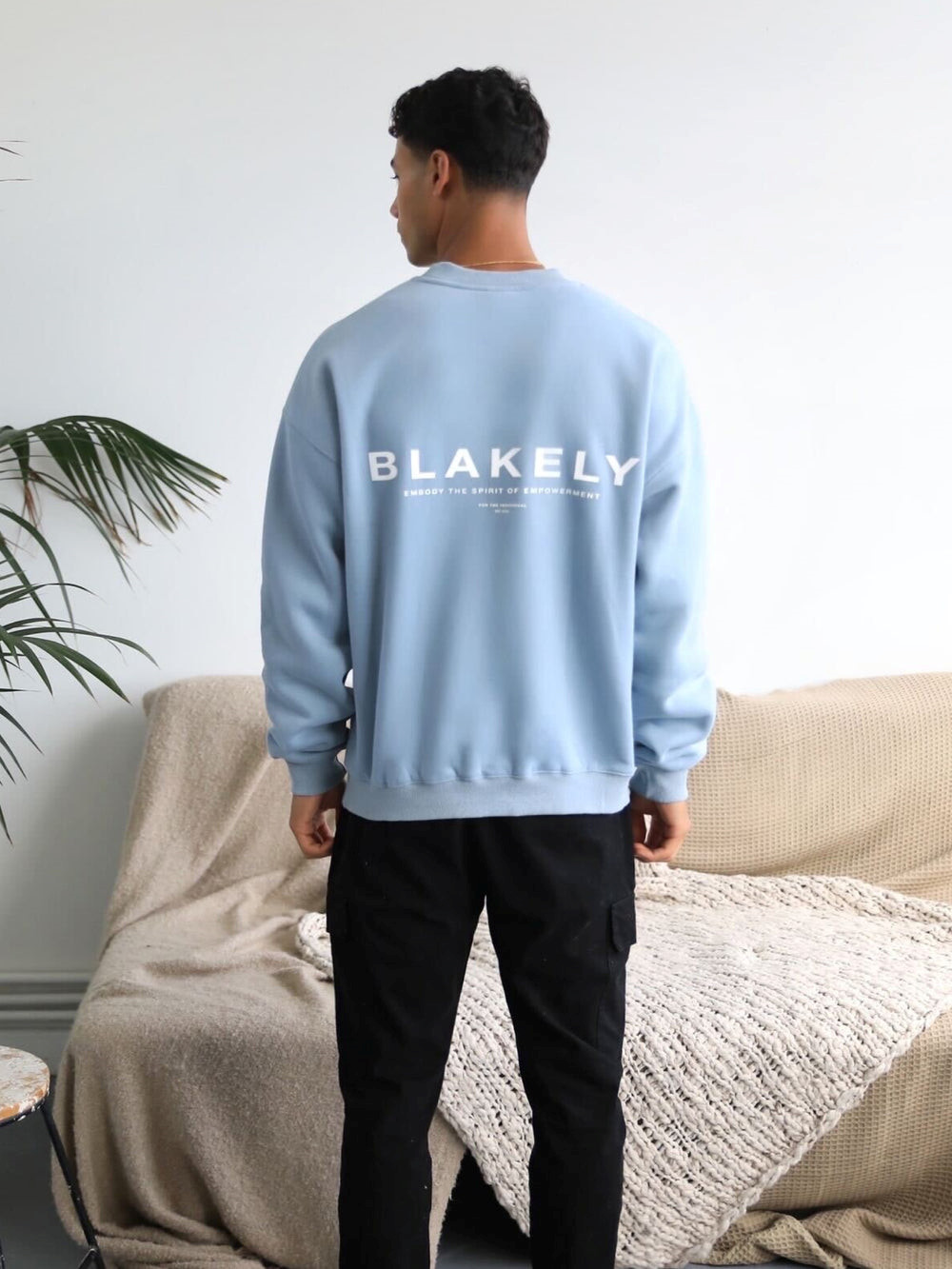 Blakely Statement Relaxed Jumper Mavi | KVN341286