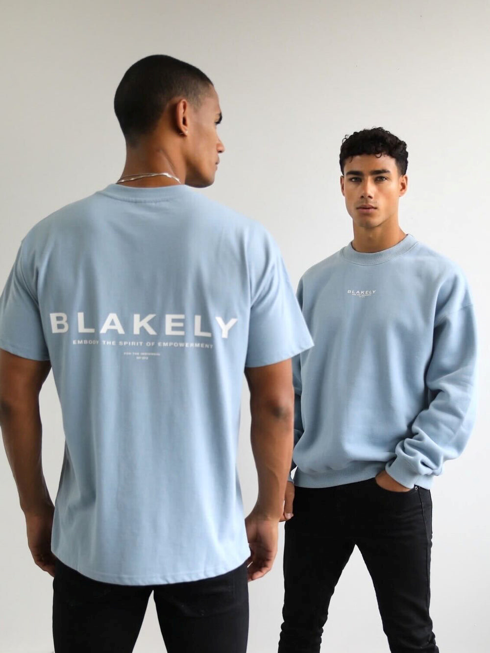 Blakely Statement Relaxed T-Shirt Mavi | PCV275984