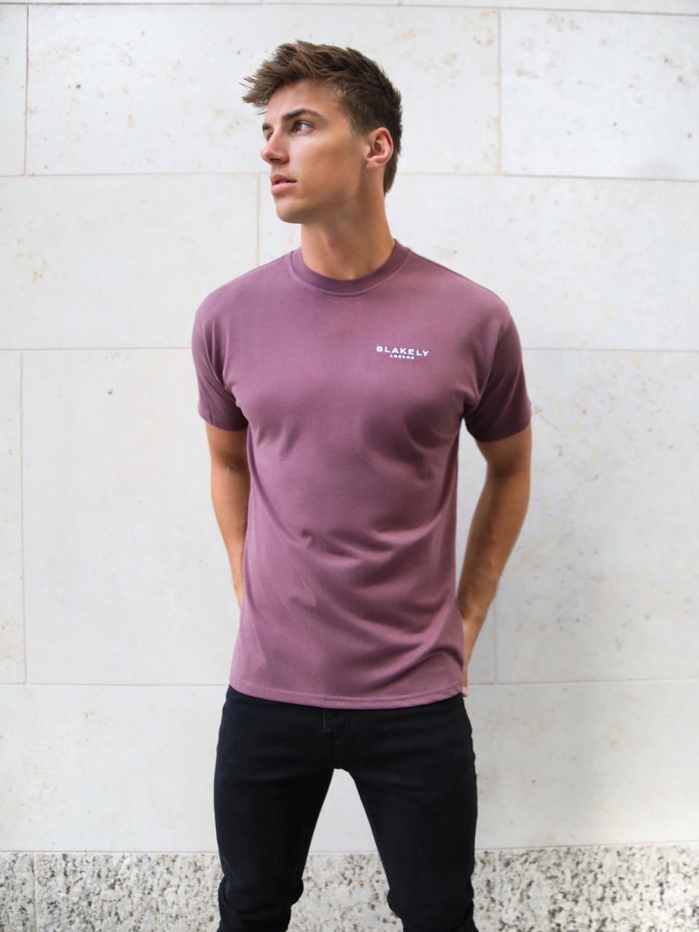 Blakely Universal Relaxed T-Shirt Bordo | ZYD985102