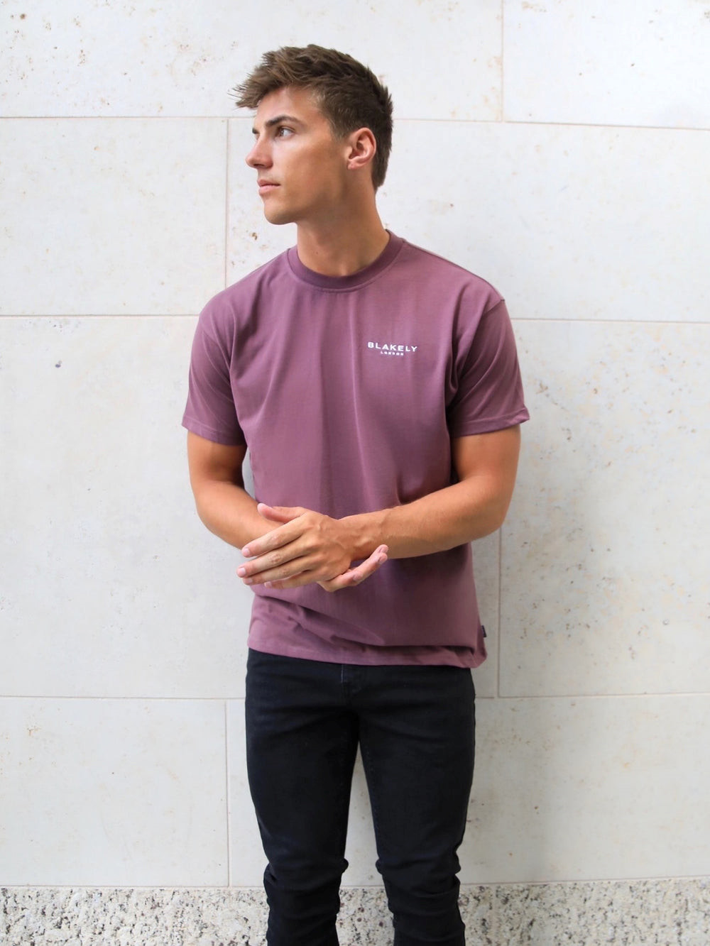 Blakely Universal Relaxed T-Shirt Bordo | ZYD985102