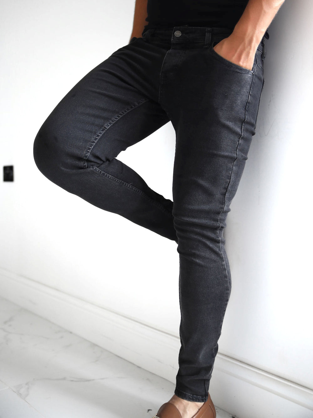 Blakely Vol. 7 Skinny Jeans Charcoal | BYL412586