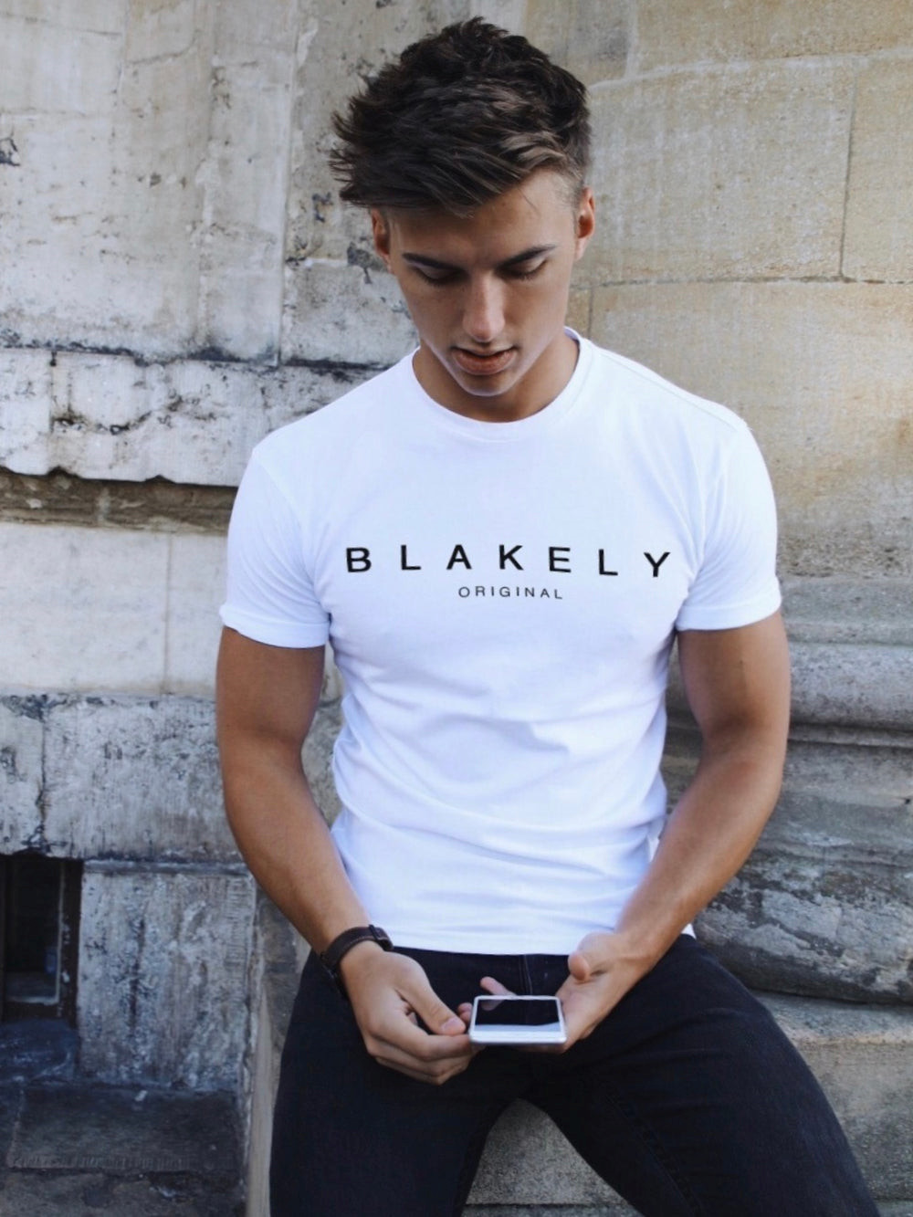 Blakely Whitestone T-Shirt Beyaz | UVZ304829