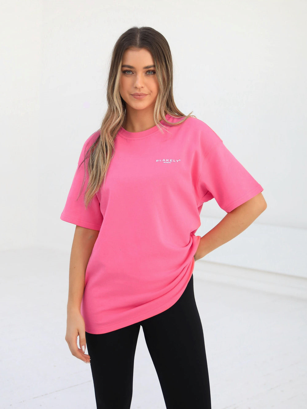 Blakely Womens Members Relaxed T-Shirt Pembe | VEO105634