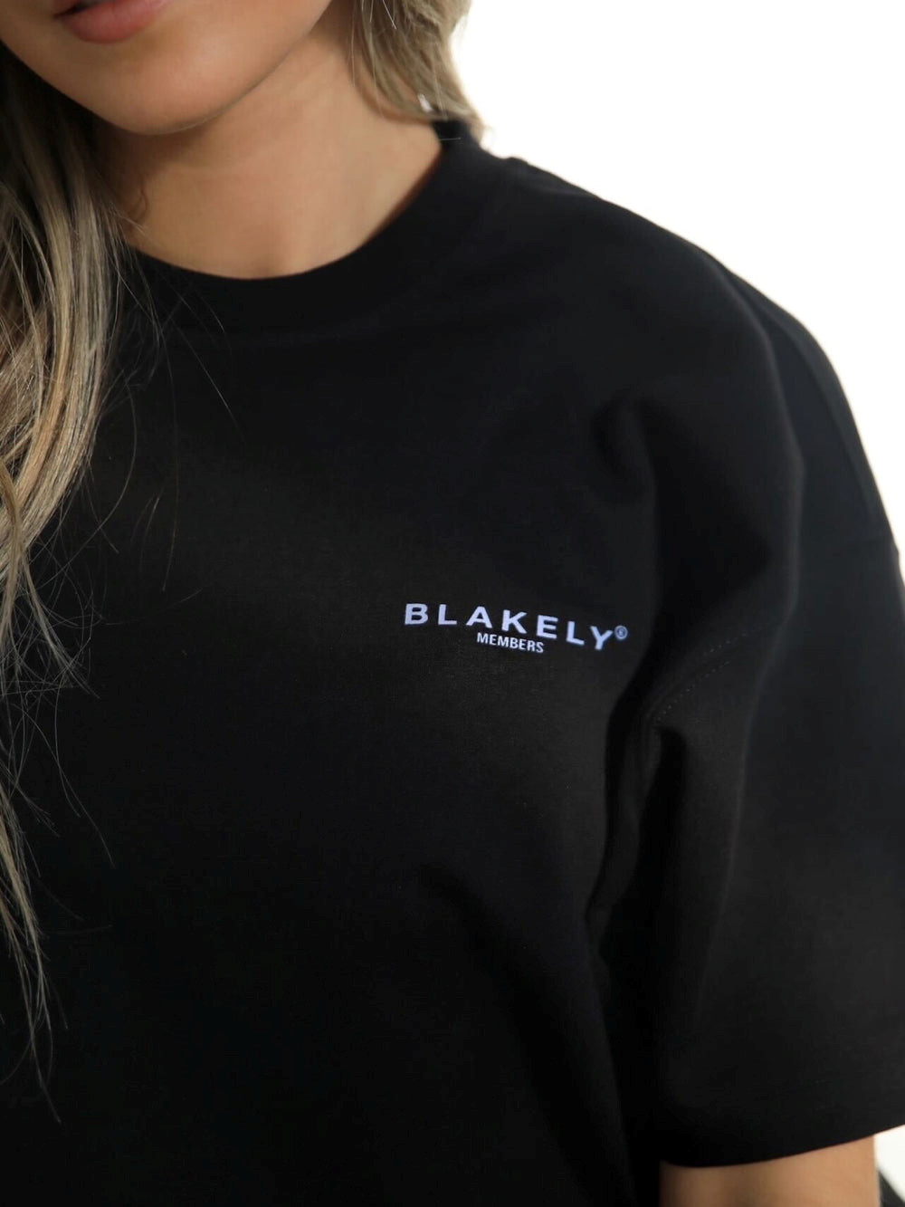 Blakely Womens Members Relaxed T-Shirt Siyah Mavi | GSC450729