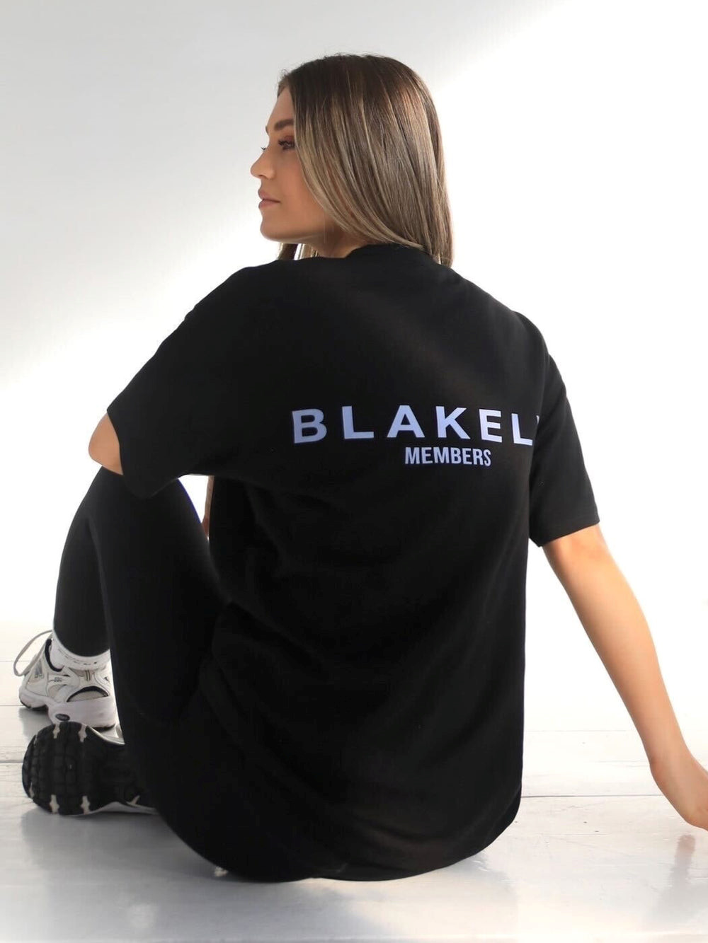 Blakely Womens Members Relaxed T-Shirt Siyah Mavi | GSC450729