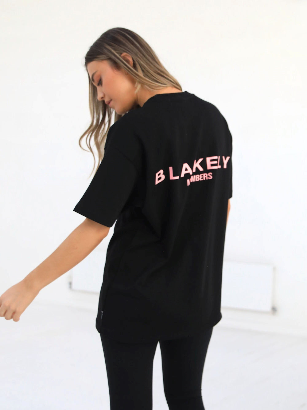 Blakely Womens Members Relaxed T-Shirt Siyah Pembe | DIW620853